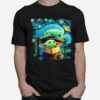 Night Galaxy Yoda Star Wars T-Shirt