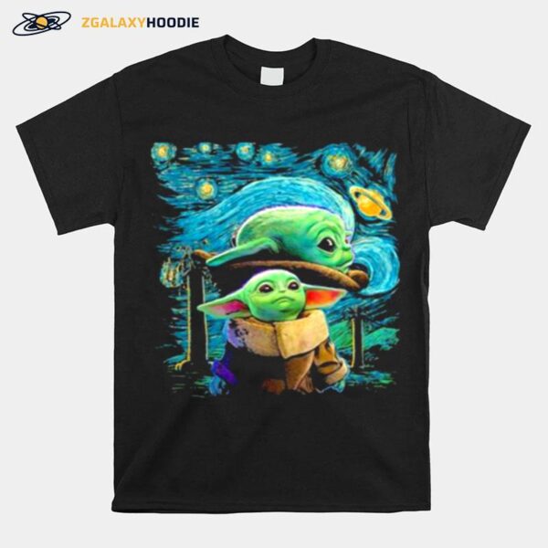 Night Galaxy Yoda Star Wars T-Shirt