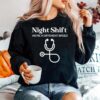 Night Shift Different Breed Stethoscope Funny Nurse Rn Rt Sweater