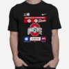 Nike 2022 23 College Football Playoff Peach Bowl Bound Ohio State Buckeyes T-Shirt