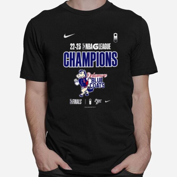 Nike 2023 Nba G League Champions Delaware Blue Coats T-Shirt