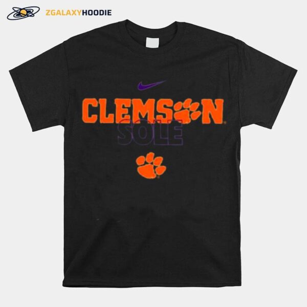 Nike Clemson Tigers 2023 Basketball Clemson Sole Bench T-Shirt