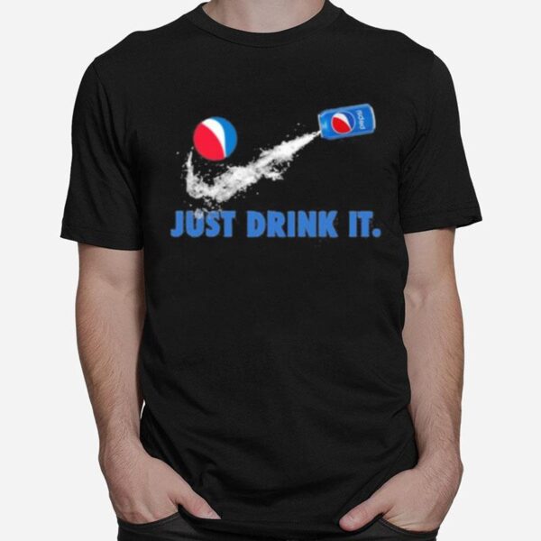 Nike Logo Just Drink It Pepsi T-Shirt