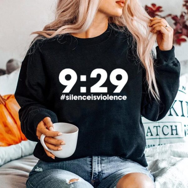 Nine Minutes 29 Seconds Social Justice Tribute Silenceisviolence Sweater