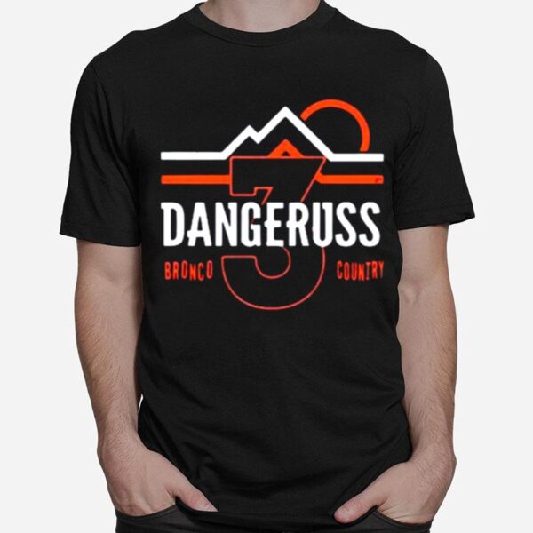 No 3 Dangeruss Denver Broncos Graphic T-Shirt