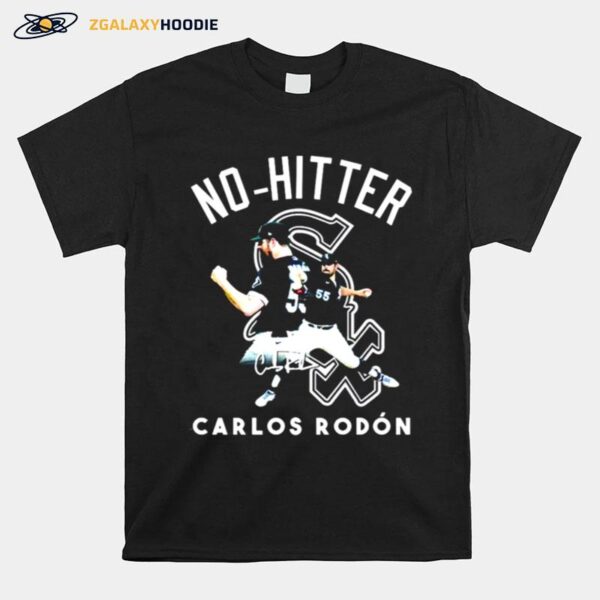 No Hitter Carlos Rodon Signature T-Shirt