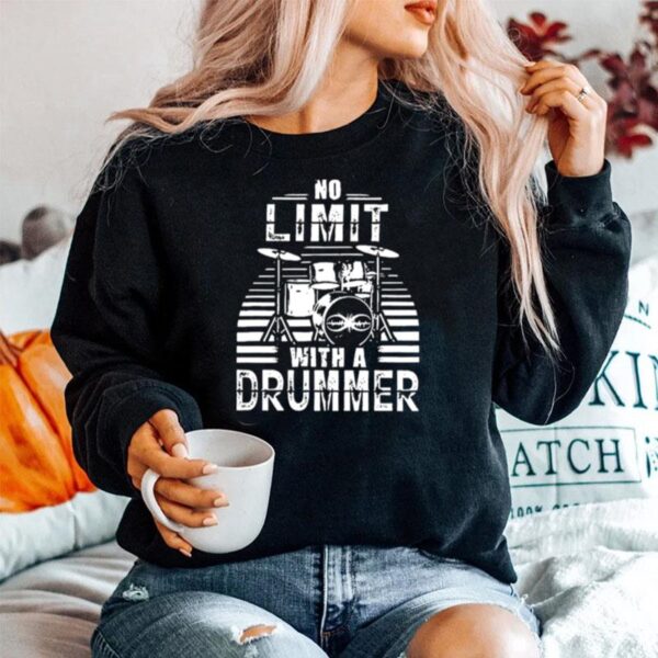 No Limit With A Drummer Vintage Sweater
