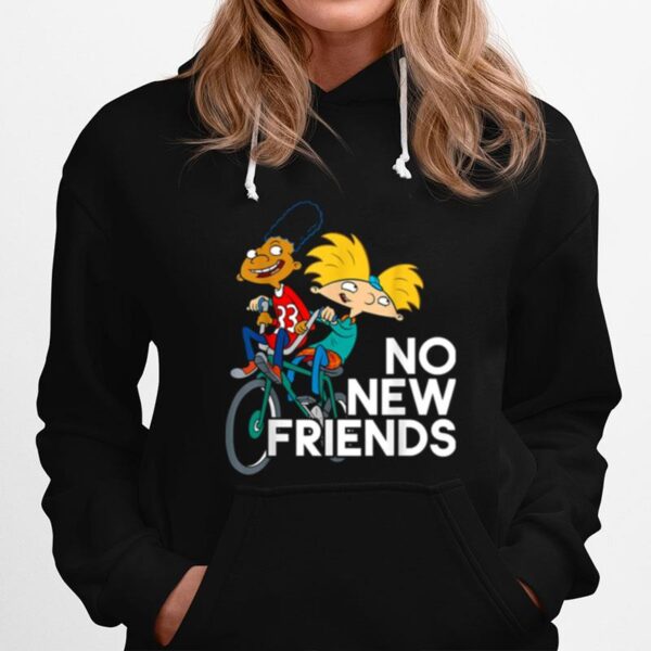 No New Friends Nickelodeon Hey Arnold Hoodie