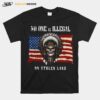 No One Is Illegal On Stolen Land American Flag T-Shirt