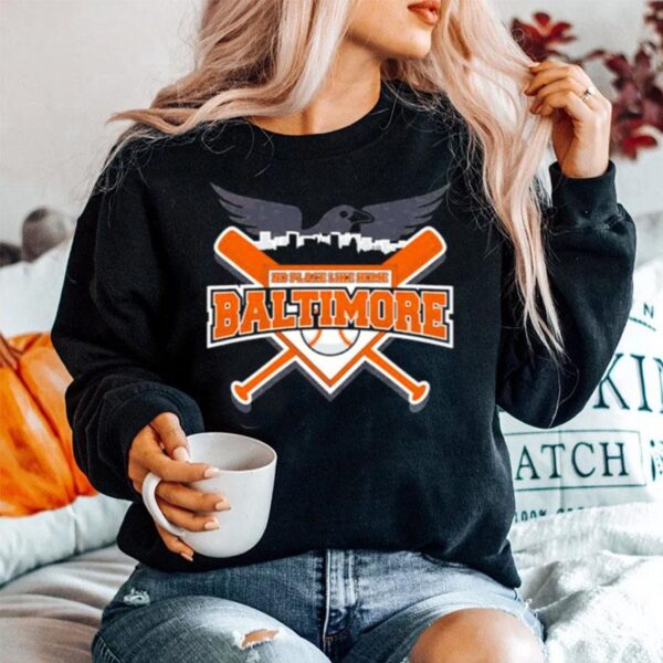 No Place Like Home Baltimore Baseball Sweater