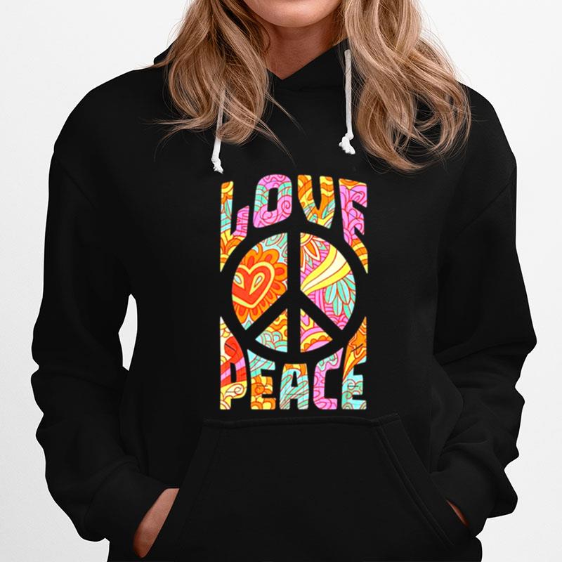Official Love Peace Hippie Hoodie
