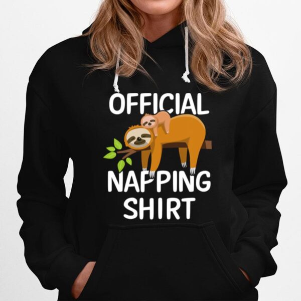 Official Napping Sloth Pyjamas Hoodie