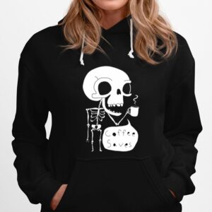 Official Skeleton Drink Coffee Saves Halloween Hoodie