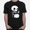 Official Skeleton Drink Coffee Saves Halloween T-Shirt