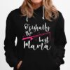 Ofishally The Best Mama Fisherwoman Mothers Day Fishing Hoodie