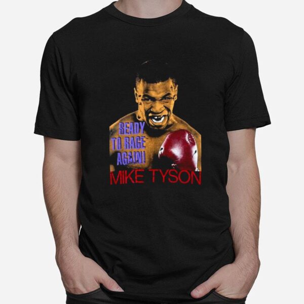 Og Mike Tyson Ready To Rage Again Vintage T-Shirt