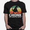 Oh Lawd He Comin Chonk T Rex Chunky Vintage T-Shirt