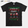 Oh The Virus Outside Is Frightful But The Wine Is So Delightful Christmas T-Shirt