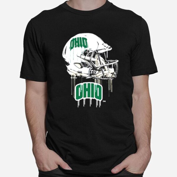 Ohio Bobcats Vintage Helmet Football Copy T-Shirt