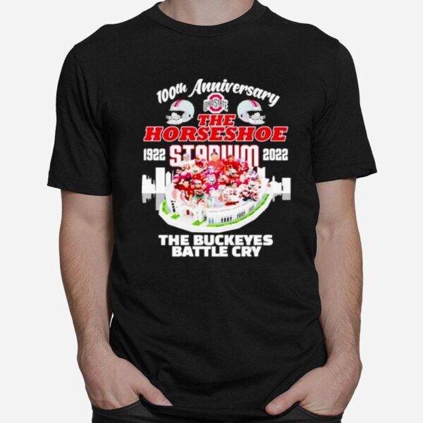 Ohio State Buckeyes 100Th Anniversary The Horseshoe 1922 2022 T-Shirt