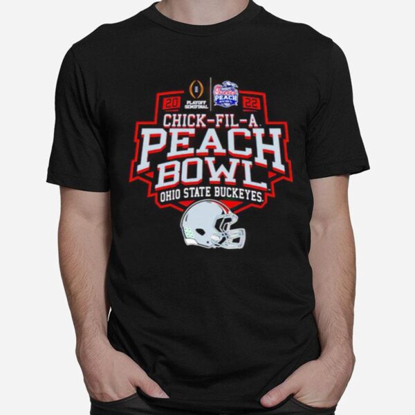 Ohio State Buckeyes 2022 Cfp Semifinals Chick Fil A Peach Bowl T-Shirt