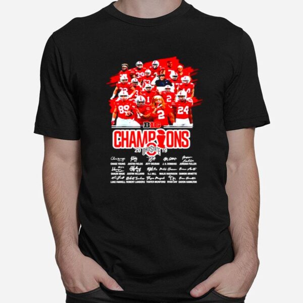 Ohio State Buckeyes Big Champions Signatures T-Shirt