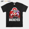 Ohio State Buckeyes Stroud And Olave Signatures T-Shirt