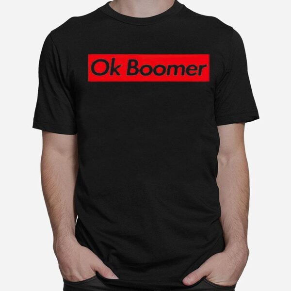 Ok Boomer Box Logo T-Shirt