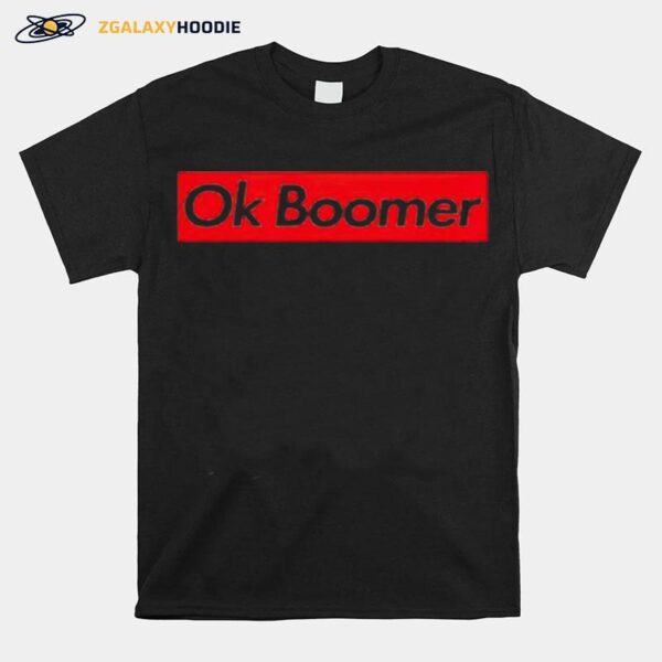 Ok Boomer Box Logo T-Shirt