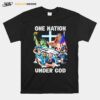 Philadelphia Eagles One Nation Under God Signatures T-Shirt