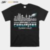 Philadelphia Eagles Players Names Super Bowl Lvi Champions T-Shirt