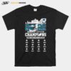 Philadelphia Eagles Skyline 2022 Nfc East Division Champions T-Shirt