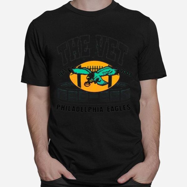 Philadelphia Eagles Stadium The Vet Philadelphia Eagles T-Shirt