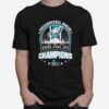 Philadelphia Eagles Super Bowl Lvii 2023 Champions Matchup Skyline T-Shirt