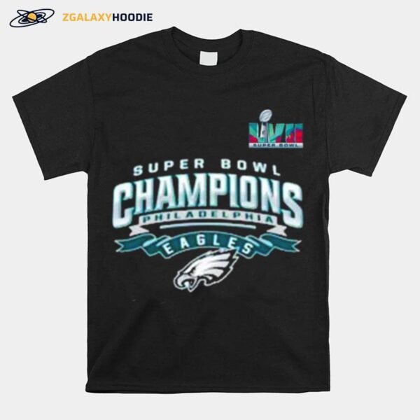 Philadelphia Eagles Super Bowl Lvii 2023 Champions T-Shirt