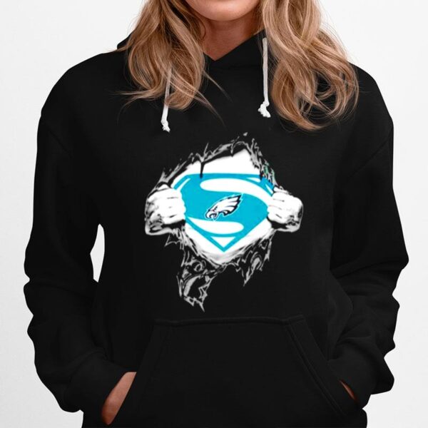 Philadelphia Eagles Superman Logo Hoodie