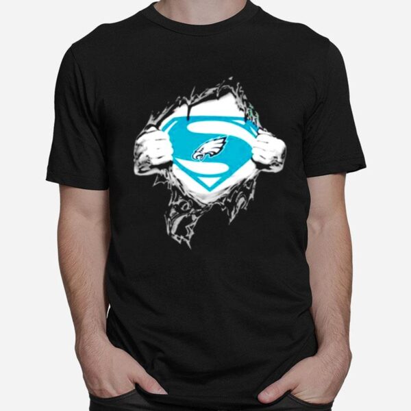 Philadelphia Eagles Superman Logo T-Shirt