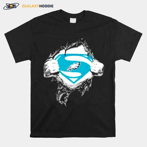 Philadelphia Eagles Superman Logo T-Shirt