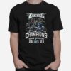 Philadelphia Eagles Team Super Bowl Lvii 2023 Champions T-Shirt