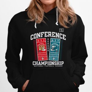 Philadelphia Eagles Vs San Francisco 49Ers 2022 Nfc Championship Ticket Exchange Hoodie