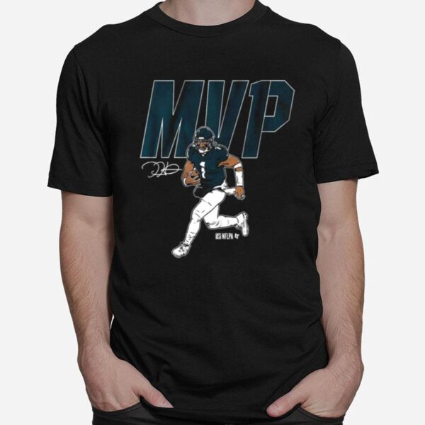 Philadelphia Jalen Hurts Mvp Signature 2022 Copy T-Shirt