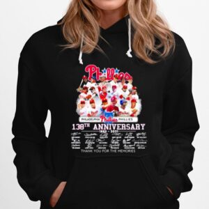 Philadelphia Phillies 138Th Anniversary Thank You For The Memories Signatures Hoodie