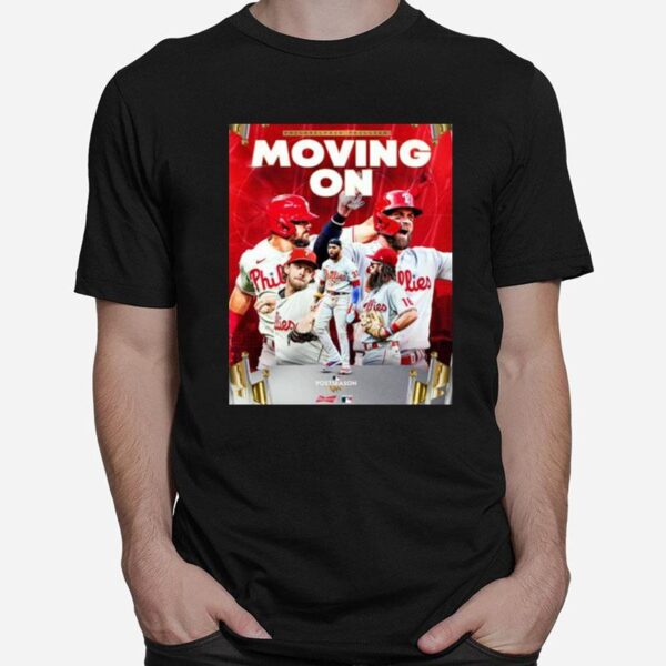 Philadelphia Phillies 2022 Postseason Moving On T-Shirt