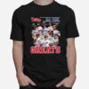 Philadelphia Phillies All Time Greats Baseball Signatures T-Shirt