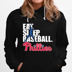 Philadelphia Phillies Eat Sleep Baseball Hoodie