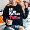 Philadelphia Phillies Eat Sleep Baseball Sweater