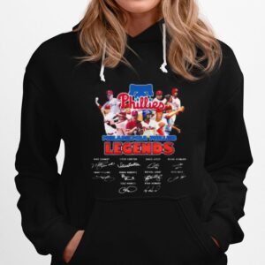 Philadelphia Phillies Legends Baseball Signatures Hoodie