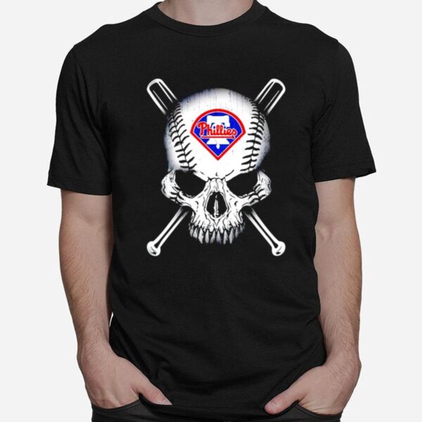 Philadelphia Phillies Skull T-Shirt