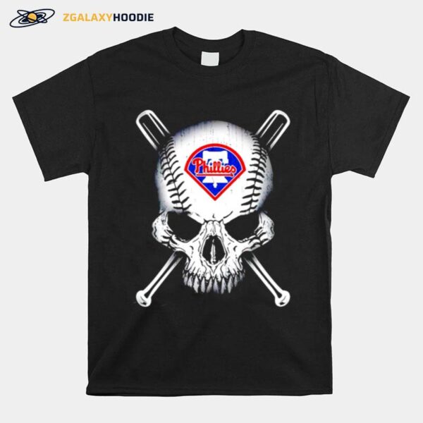 Philadelphia Phillies Skull T-Shirt