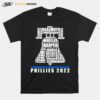 Philadelphia Phillies Team Name Logo Phillies 2022 T-Shirt